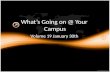 What’s going on @ your  campus vol19