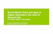 Social media tools and apps in HE