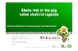 Ebola risk in the pig value chain in uganda