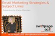 Email marketing strategies and subject lines
