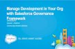 Manage Development in Your Org with Salesforce Governance Framework