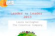 The Creative Company Leader to Leader August 2013