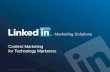 LinkedIn for tech marketers