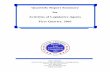 Quarterly Report Summary for Activities of Legislative Agents ...