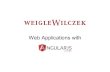 Web Applications with AngularJS