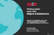 1st CI&T Lightning Talks: Writing better code with Object Calisthenics