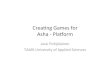 Creating Games for Asha - platform