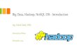 Big data, Hadoop, NoSQL DB - introduction