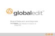 globaledit Brand Relaunch