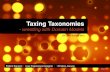 Taxing taxonomies - wrestling with Domain Models