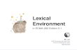 Lexical environment in ecma 262 5