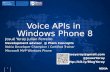 RIATec Windows Phone 8 Voice APIs