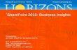 SharePoint 2010: Business Insights