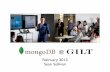 MongoDB at Gilt Groupe