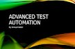 Advanced Software Test Automation