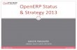 OpenERP Status  Strategy 2013 - Xavier Pansaers (OpenERP CSO)