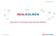 Security testing for developers (RealDolmen Brains session)