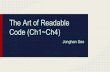The art of readable code (ch1~ch4)