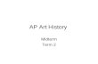 Ap art history midterm term 2