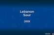 Lebanon Sour 09