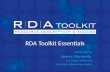 07.18 rda toolkit essentials