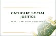 Catholic social justice