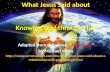 What Jesus Said about Knowing God through Him