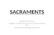 Sacraments (baptism & confirmation)