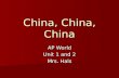 Ch 2 ppt   early and classical china