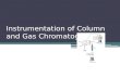 Instrumentation of column and gas chromatography
