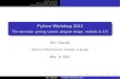 Python workshop #1 at UGA