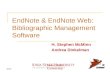 EndNote And EndNote Web 2010