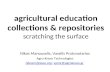 agricultural education collections & repositories: scratching the surface
