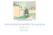 Antimicrobial susceptibility test and assay bls 206
