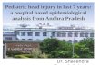 Peaditric head injury Dr. shailendra