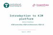 Intriduction to Ontotext's KIM platform