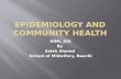 Epidemiology and community health