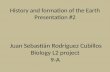 History and formation of the Earth (Presentation #2 Bilogy L2 project)