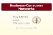 Business-Consumer Networks. Project Proposal by Yury Lifshits