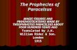The Prophecies Of Paracelsus