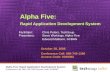 Alpha Five: Rapid Application Development System