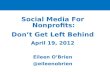 Social Media for NonProfits 2012