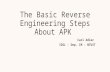 Basic reverse engineering steps about .apk file
