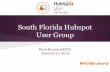 First Meeting of the West Broward HubSpot User Group in Plantation, Florida