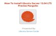 How to install ubuntu server 12.04 lts precise pangolin