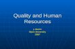 Quality and human_resources