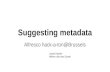 Suggesting metadata in Alfresco