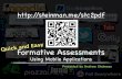 Formative Assessments Using Mobile Applications