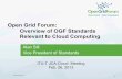 OGF Standards Overview - ITU-T JCA Cloud