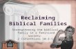 Reclaiming Biblical Families